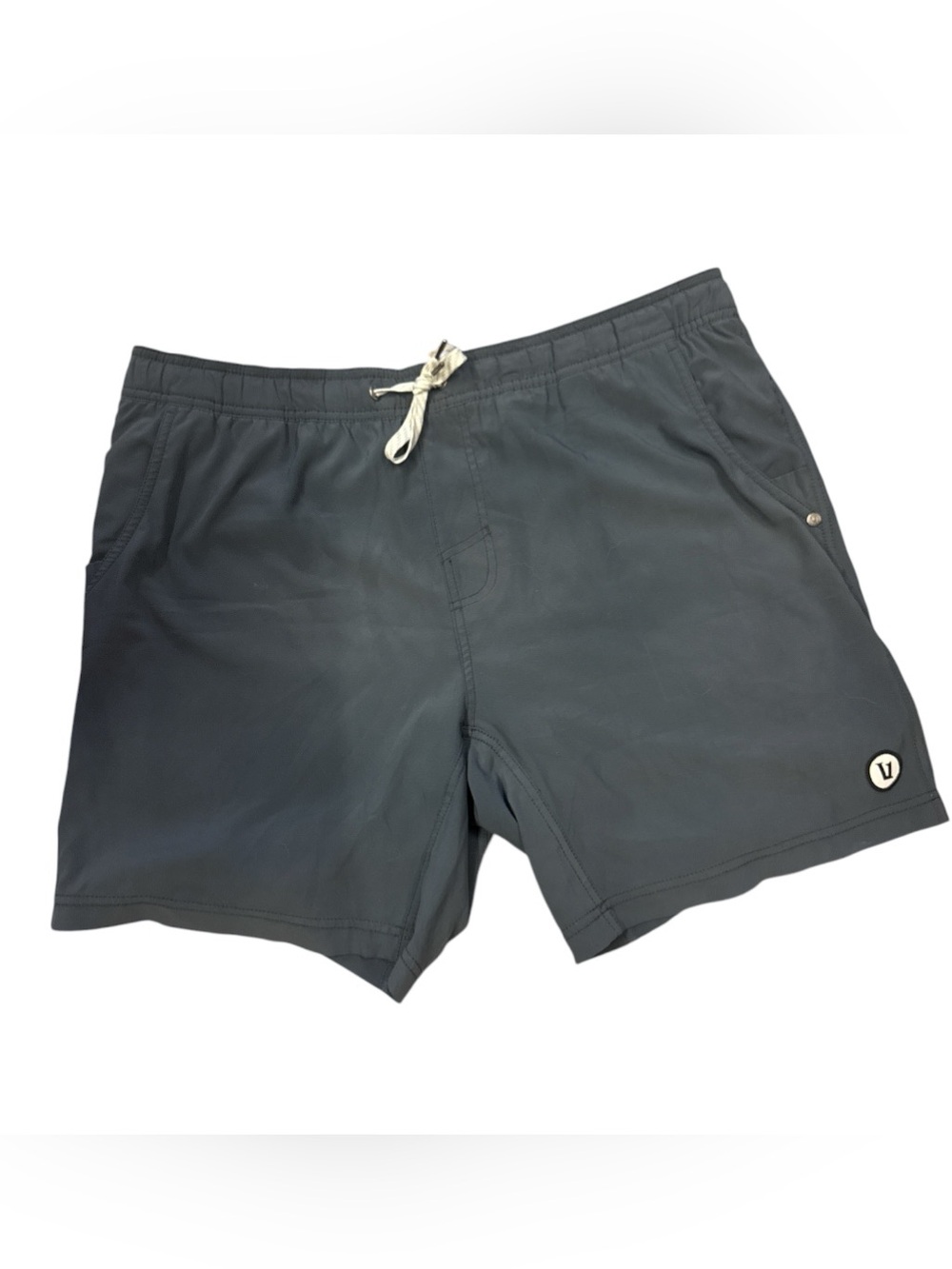 Vouri Kore Men's Gray Swim Shorts with Drawstring